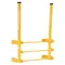 Steel Walk Through Dock Ladder, 3 Step, 300 lb Capacity, Yellow
