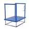Steel Ergonomic Post-Crank Worker Platform, 48 x 36 x 65-5/8 Inch, 500 lb Capacity, Blue