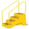 Polyethylene 4-Step Step Stool 500 lb Capacity, Yellow