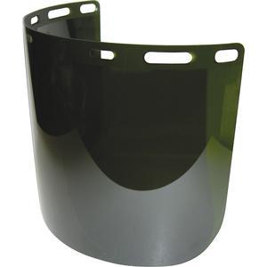 ALLEGRO 06BG-DG Browguard Replacement Visor, Dark Green (10/Pkg.) | AG8EWW