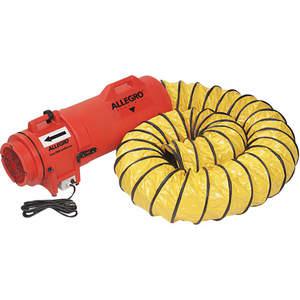 ALLEGRO 9536-25 Axial DC Plastic Blower, 12 VDC, 8 In Duct, 25A, 816 cfm | AB3MRK 1UFG9