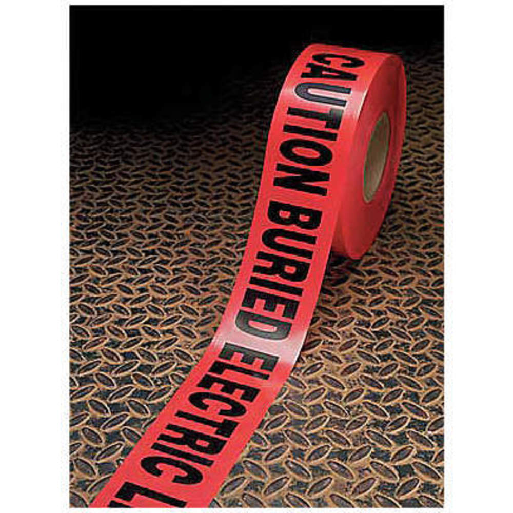 Barricade Marking Tape 3 Inch W Red, 8 Pk