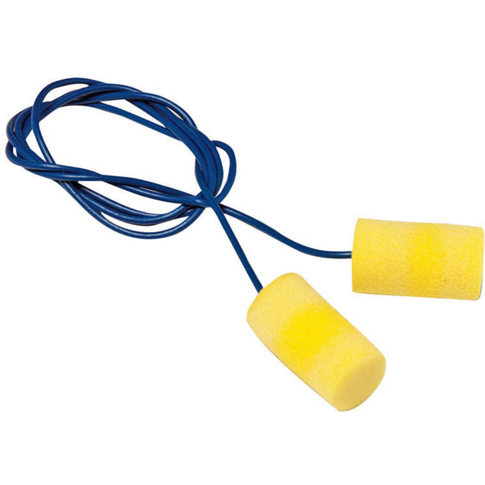 Ear Plugs 33db Corded Metal Detectable Large, 200 Pk