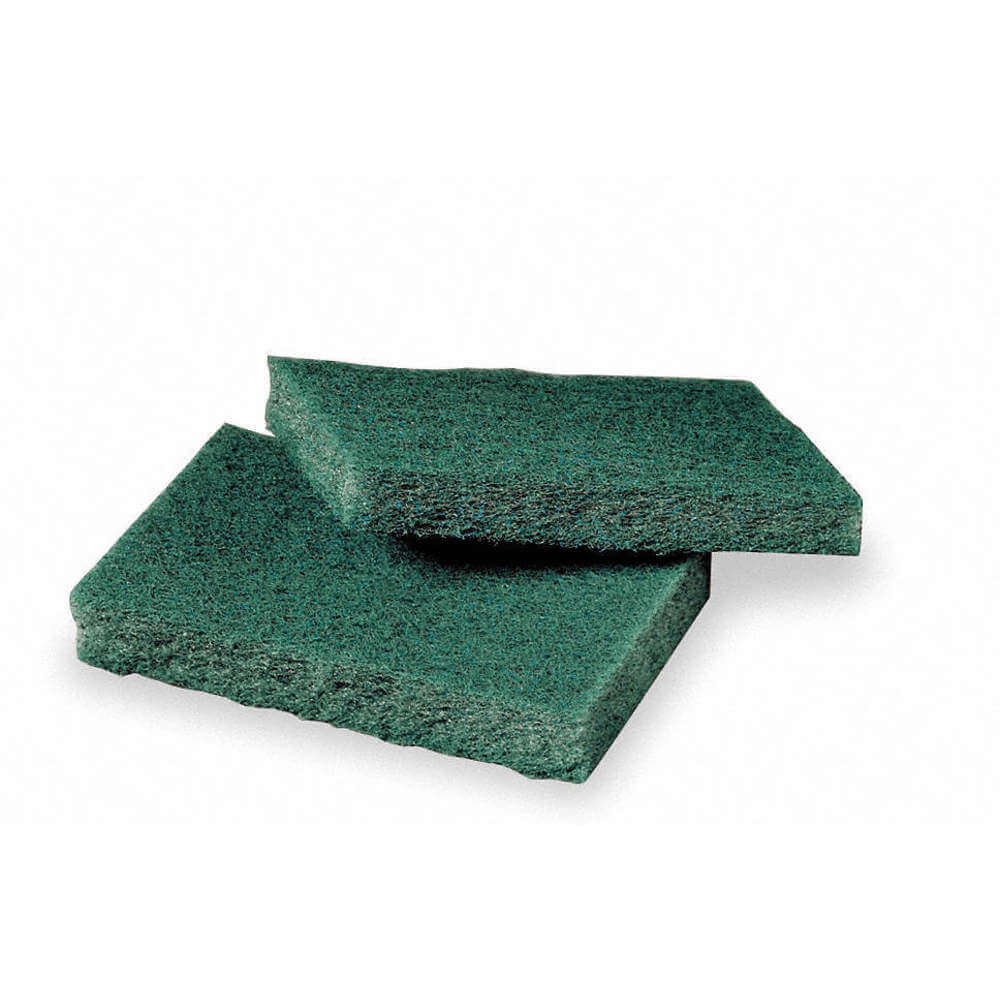 Scouring Pad Green 4-1/2 inch Length 3 inch Width, 80 Pk