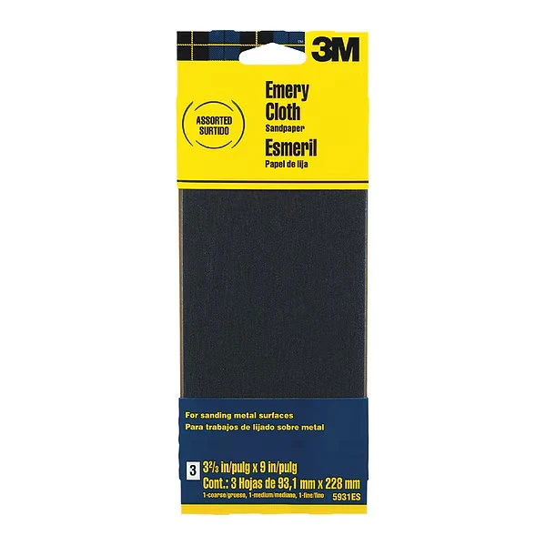 Emery Cloth Sandpaper 5931ES, 3-2/3 Inch Size, PK20