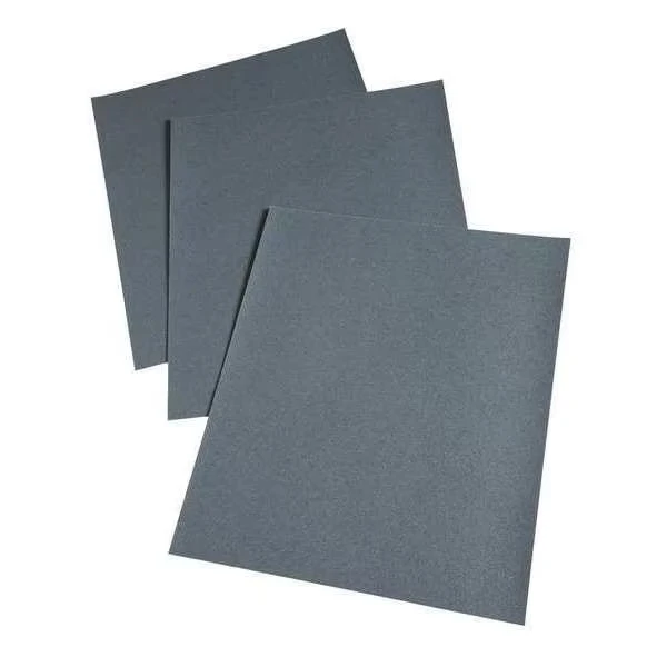 Sanding Sheet, 11 Inch L x 9 Inch W, 60 Grit, PK50