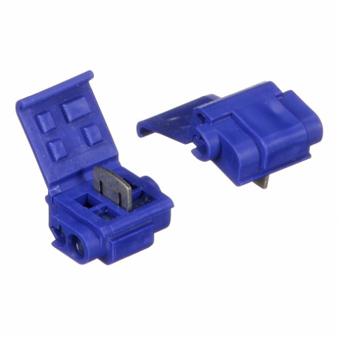 Insulation Displacement Connector, Blue, Single U-Element, 2 Ports, 5000 PK