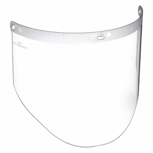 Polycarbonate Faceshield, 9 Inch x 14-1/2 Inch, Clear