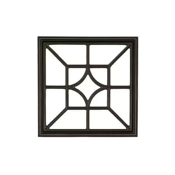 SQUARE/DIAMOND BLACK CAST ALUMINUM FENCE And GATE INSERT