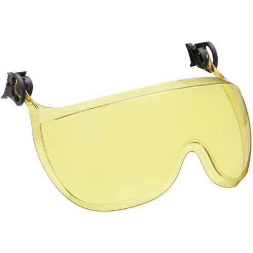 Visor, Amber, Anti-Fog /Anti-Scratch, Polycarbonate