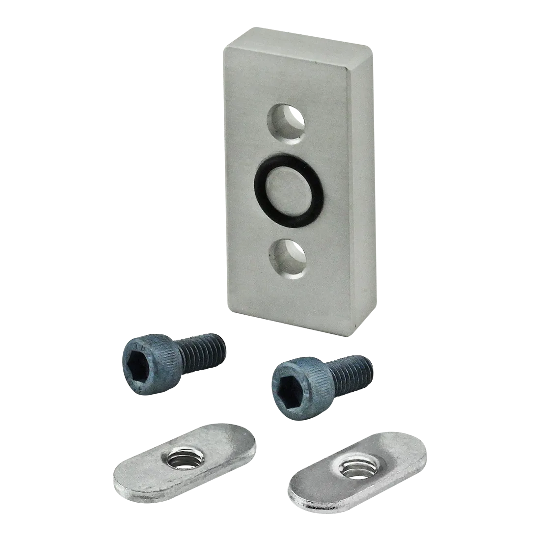 25 x 50 mm Blank Pressure Manifold Plate, Extrusion Side