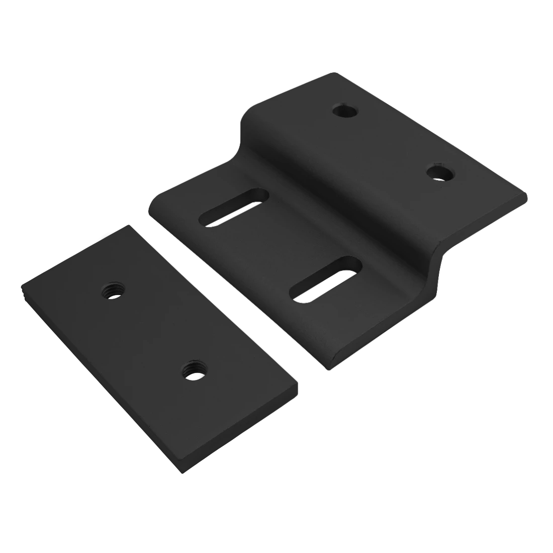 Black 90 mm Single Mesh Retainer, Double Backing Plate