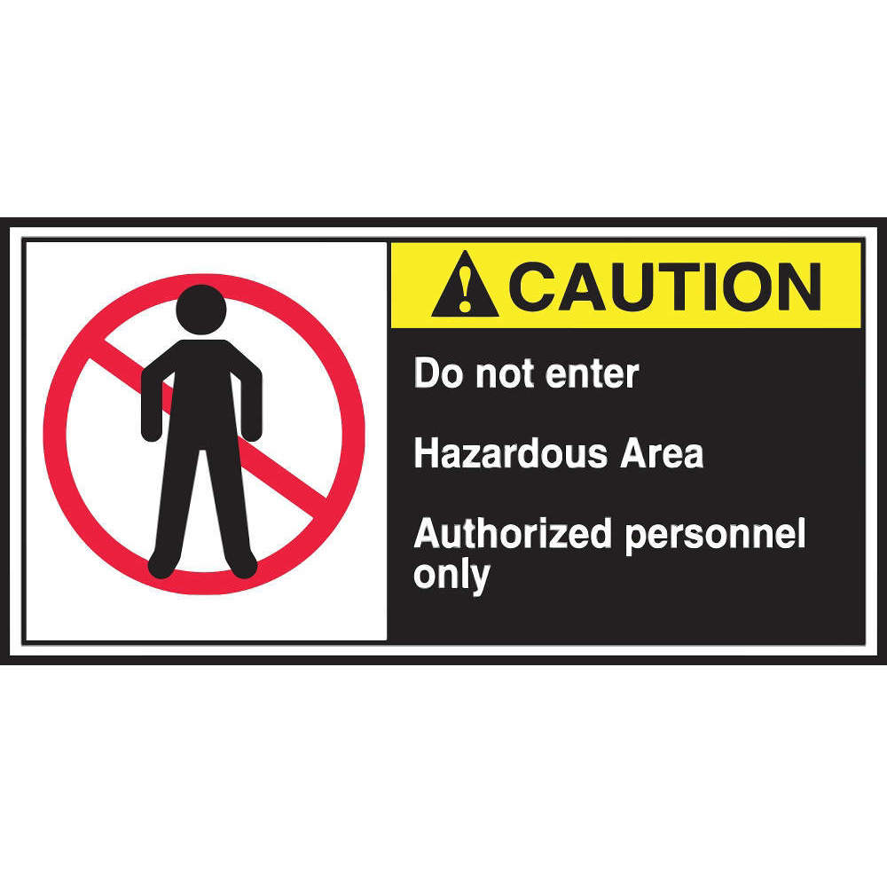 Label Cema 2-1/2 x 5 Caution Do Not - Pack Of 5
