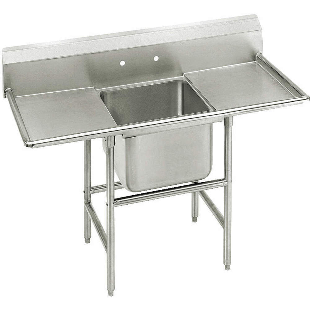 ADVANCE TABCO 9-41-24-24RL Scullery Sink With Drainboards 74 Inch Length | AF4TQN 9JW46