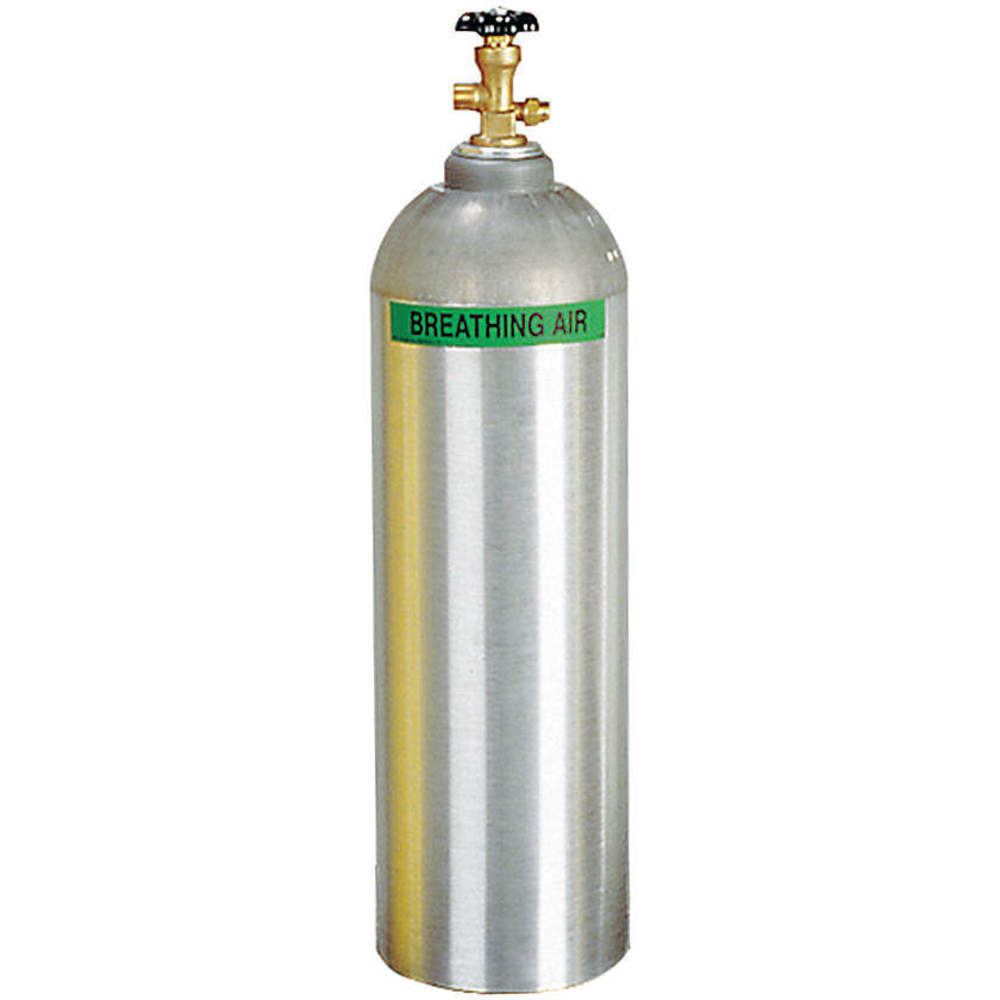 Air Cylinder, 2216 psi, Aluminium, Gray