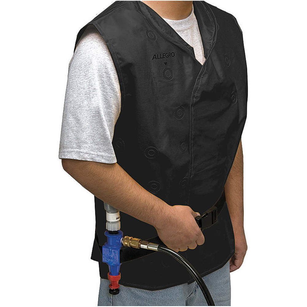 ALLEGRO SAFETY 8300L Cooling Vest, XXL, Black | AC2HWG 2KJN8