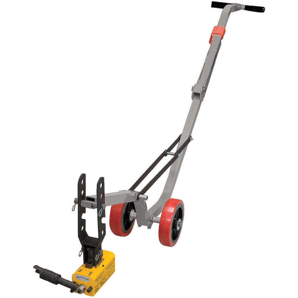 ALLEGRO SAFETY 9401-26A Magnetic Lid Lifter, Aluminium Dolly, 900 lbs. | AE6CGD 5PTN0