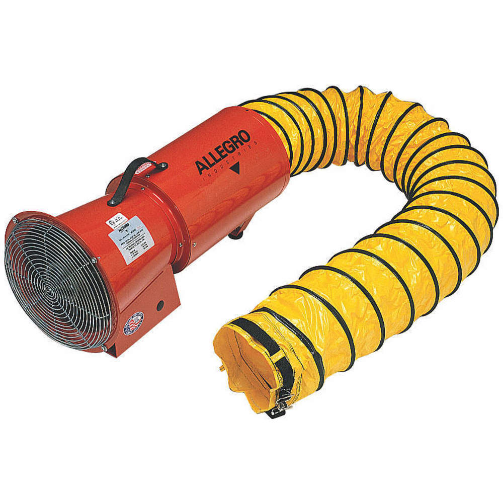 ALLEGRO SAFETY 9514 Axial AC Metal Blower, 1/3 hp, Single Phase, 3200 rpm | AE3YQN 5GVT7