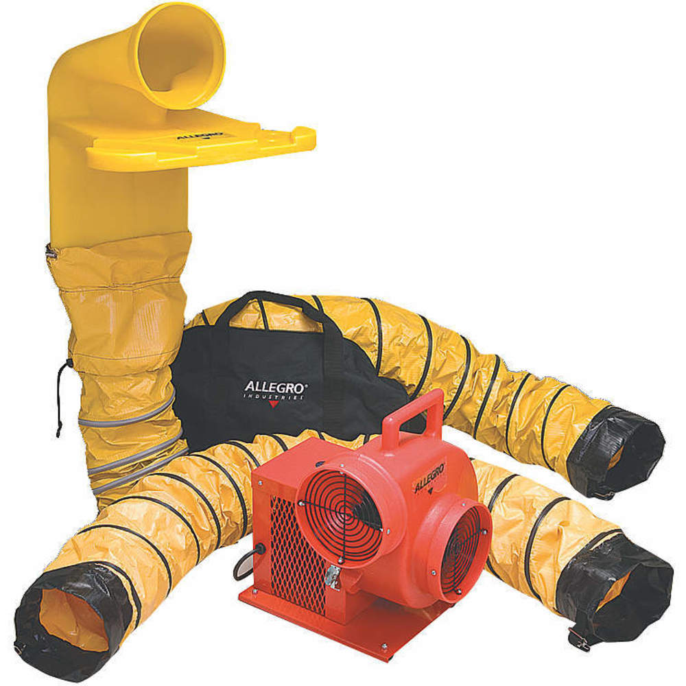 ALLEGRO SAFETY 9520-50M Confined Space Blower Kit, Centrifugal, 3/4 HP | AE3YQT 5GVU1