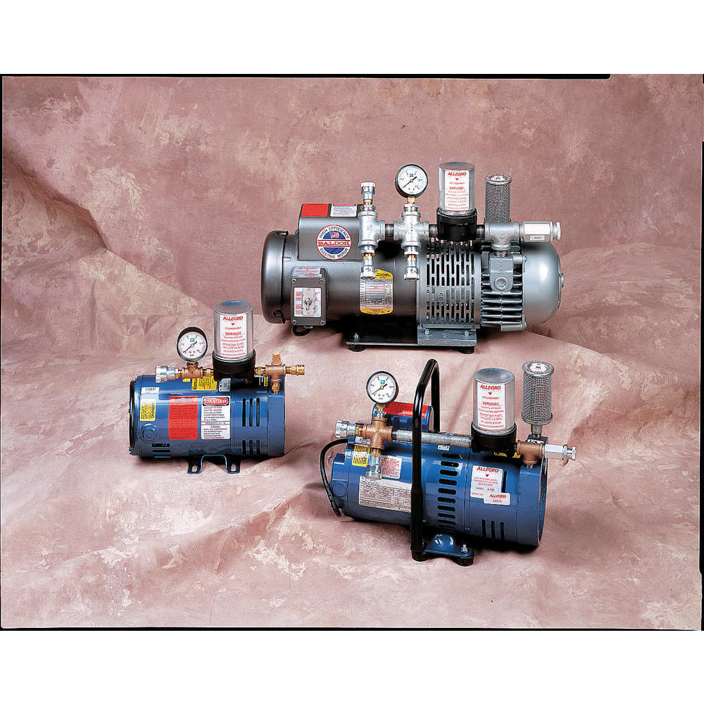 ALLEGRO SAFETY 9821 W/ 3/8 HANSEN Ambient Air Pump, 115V AC 0 To 15 PSI | AF3NTR 8A391