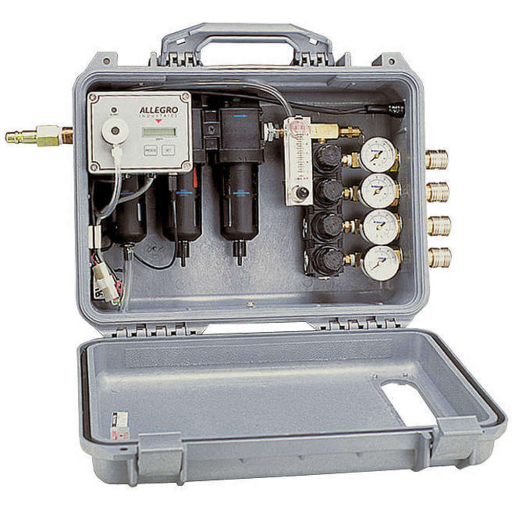 ALLEGRO SAFETY 9876-MR Portable Filtration Panel, Multi-Regulator, 6 Worker | AA3UHX 11V246