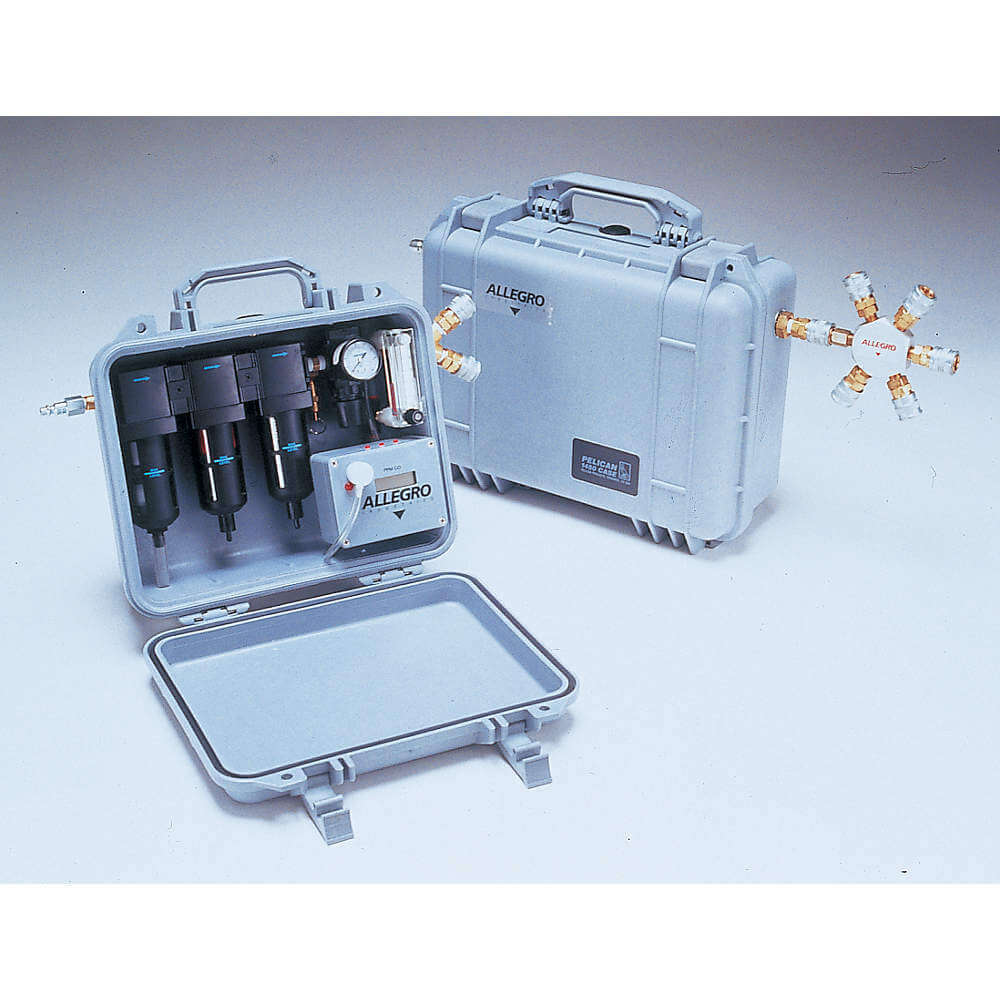 ALLEGRO SAFETY 9873S Portable Filtration Panel, 0-160 psi, 1 Person Served | AF3TPJ 8CVH8
