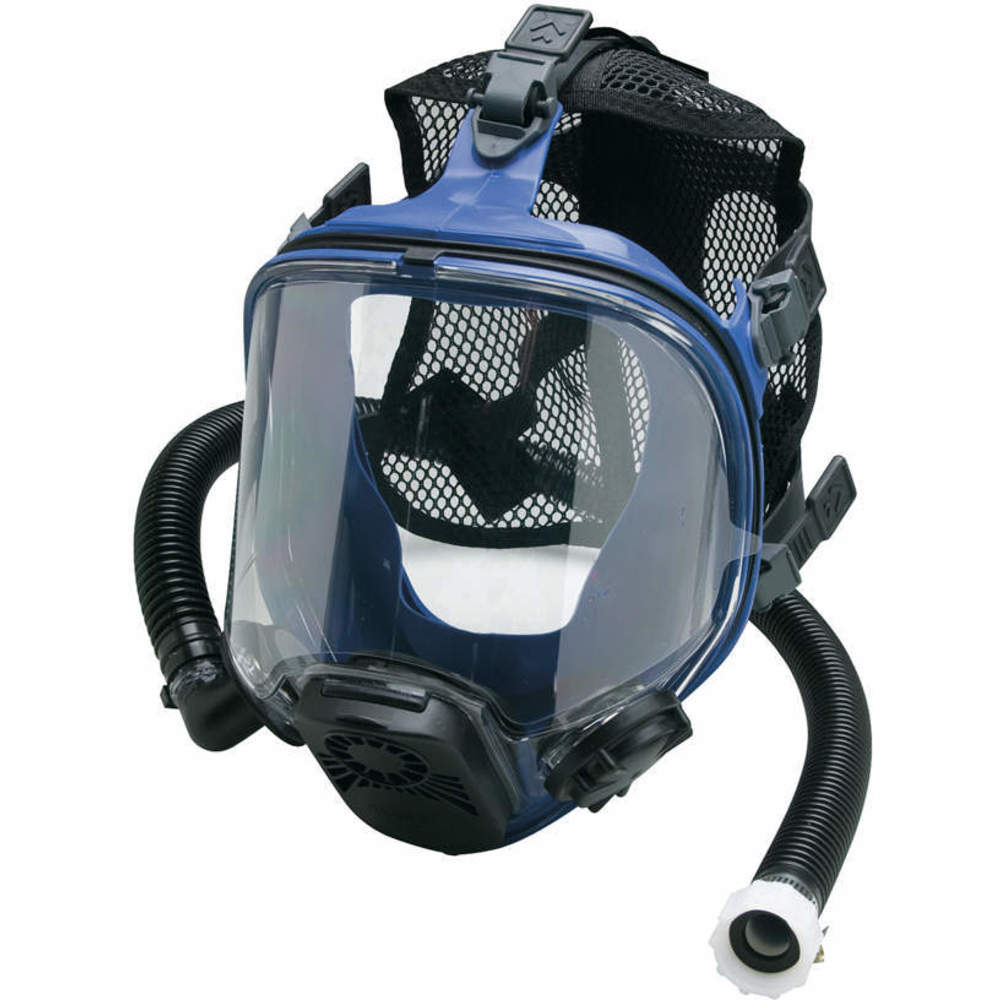 ALLEGRO SAFETY 9902 Full Face Respirator, Supplied Air, High Pressure, High Impact Polycarbonate Lens | AD2YXX 3WUX1