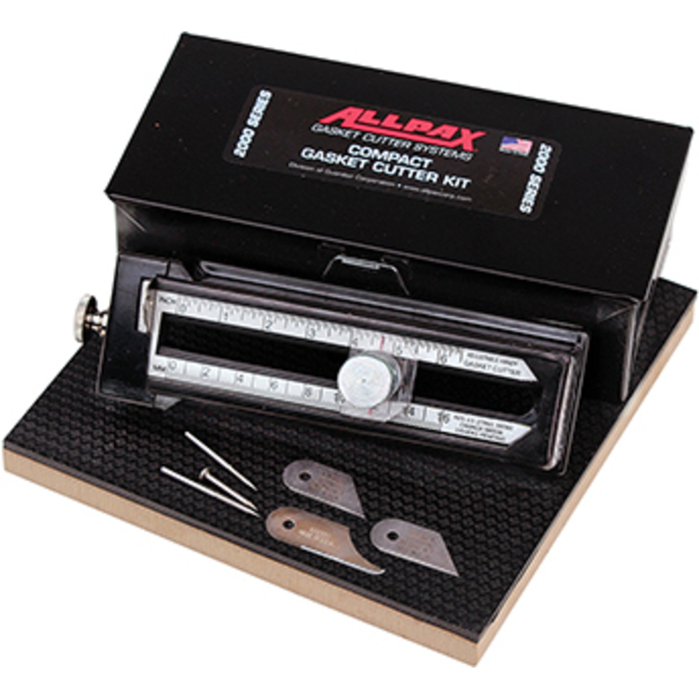 ALLPAX AX2010 Compact Gasket Cutter Kit, 1/4 to 6 Inch Cutting Dia. | AG8XTT