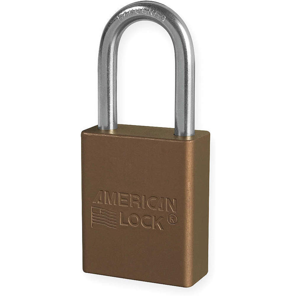 Lockout Padlock Keyed Alike Brown 1/4in. Diameter
