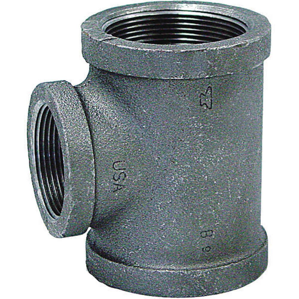 Standard Pipe Reducing Tee, Malleable Iron, Domestic