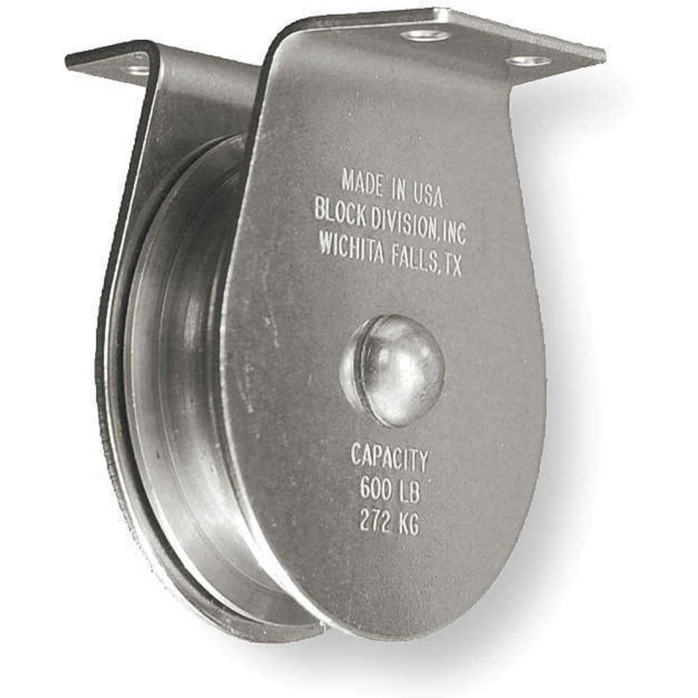Pulley Block Sheave Outer Diameter 3-1/2 Inch