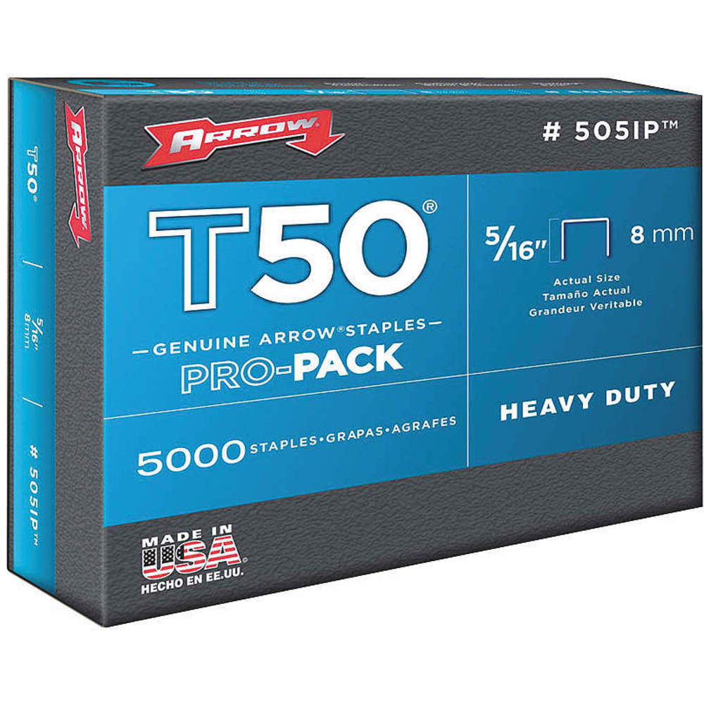 Staples T50 3/8 x 5/16 Inch Length - Pack Of 5000