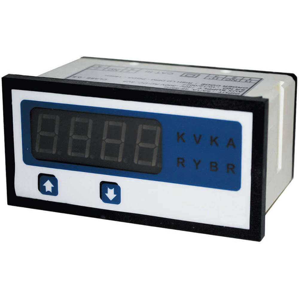 Digital Panel Meter, DC Voltage, 1/8 DIN