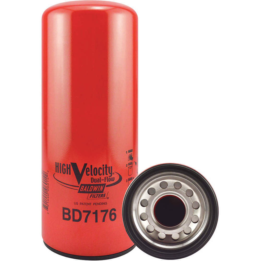 BALDWIN FILTERS BD7176 Dual-flow Lube Spin-on/high Velocity | AC2LET 2KYU4