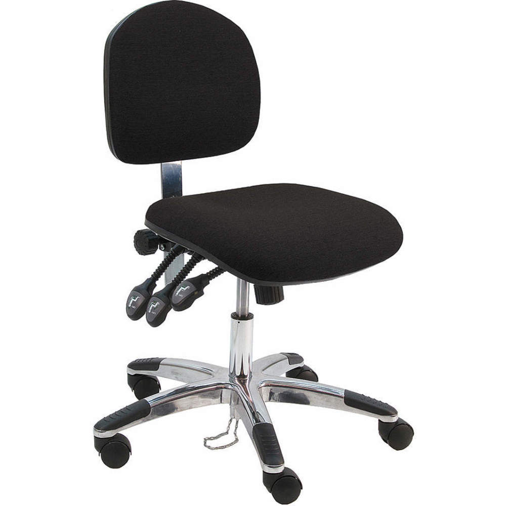 Ergonomic Chair Fabric Black