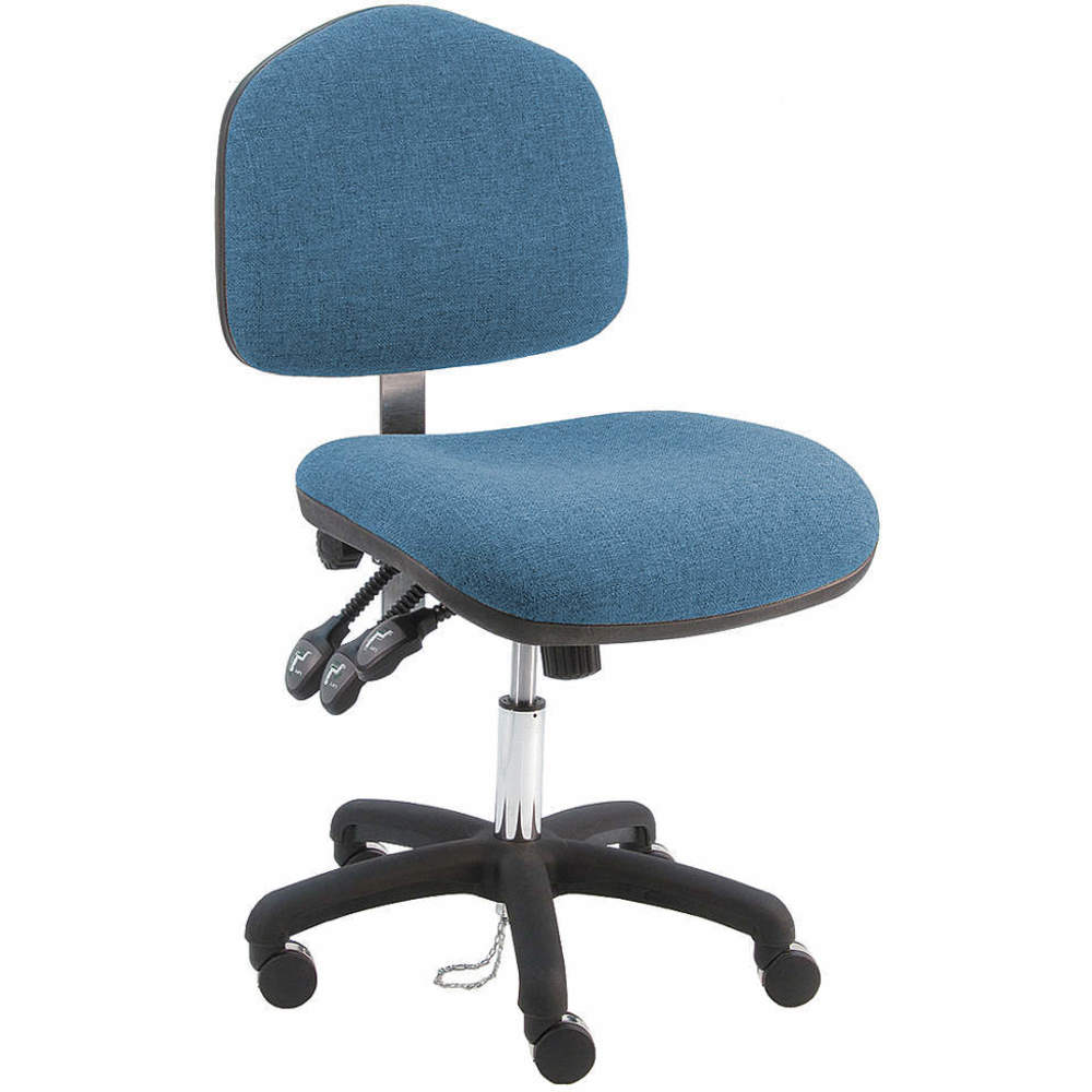 Task Chair 450 Lb Blue Reinforced Nylon