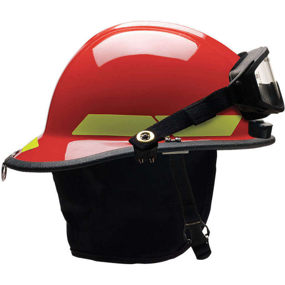 Fire Helmet Red Thermoplastic