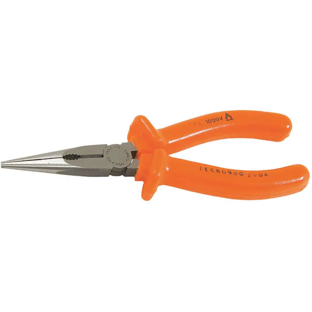 Insulated Needle Nose Plier, 6-1/4 Inch Size