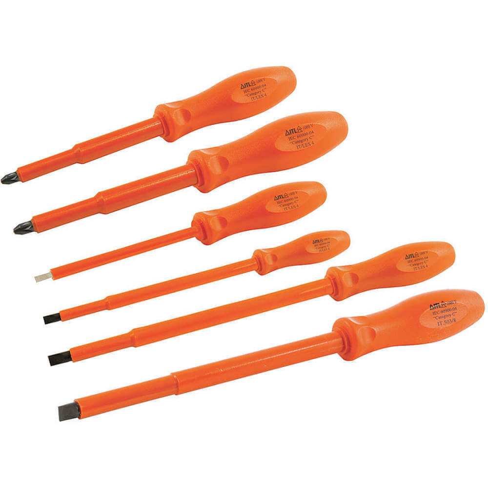 Insulated Screwdriver Set, 7 Pieces, 3 Inch Size