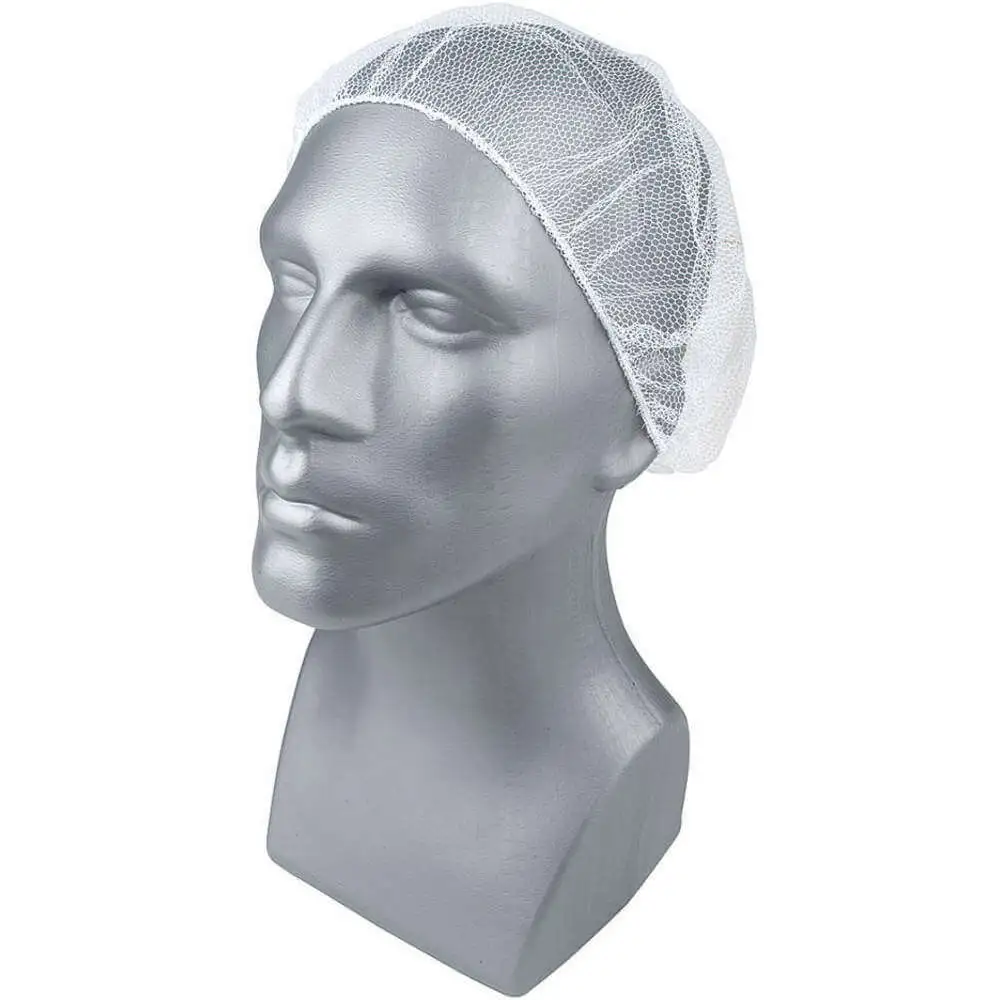 Hairnet Nylon 18 Inch White - Pack Of 1000