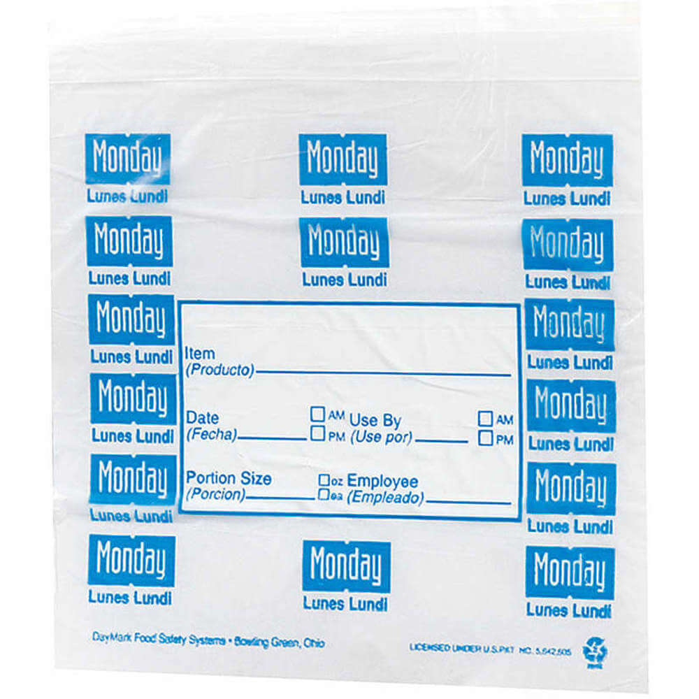 Day Portion Bag Monday - Pack Of 2000