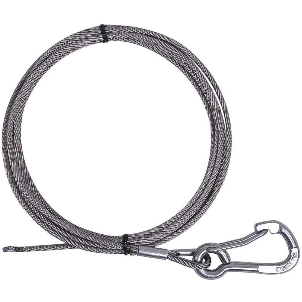 Winch Cable Stainless Steel 3/16 Inch x 45 Feet