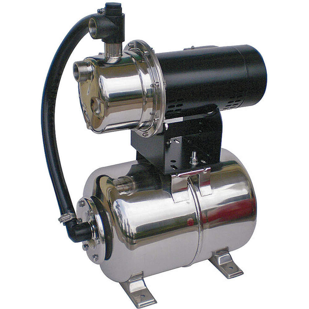 Shallow Well Jet Pump Stainless Steel 3/4 Hp