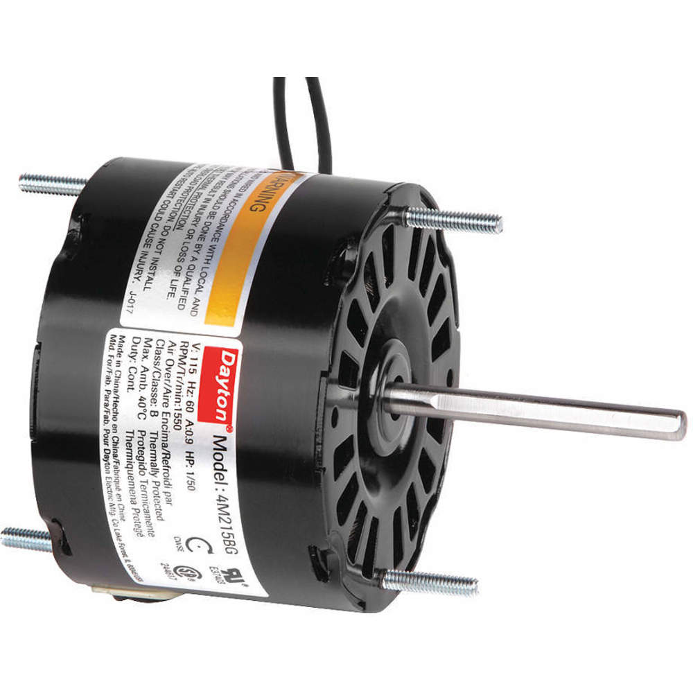 Hvac Motor 1/50 Hp 1550 Rpm 115v 3.3