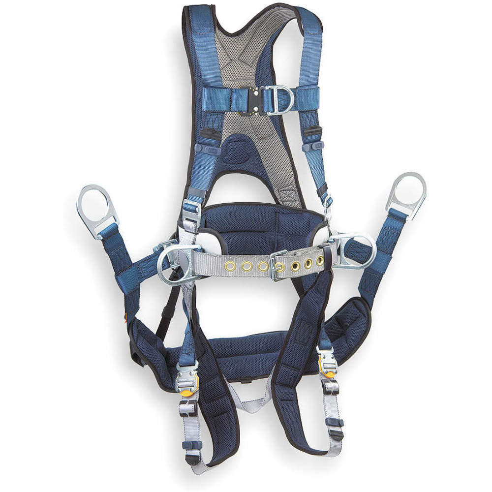 Tower Climbing Harness, Quick Connect, Back D-Ring