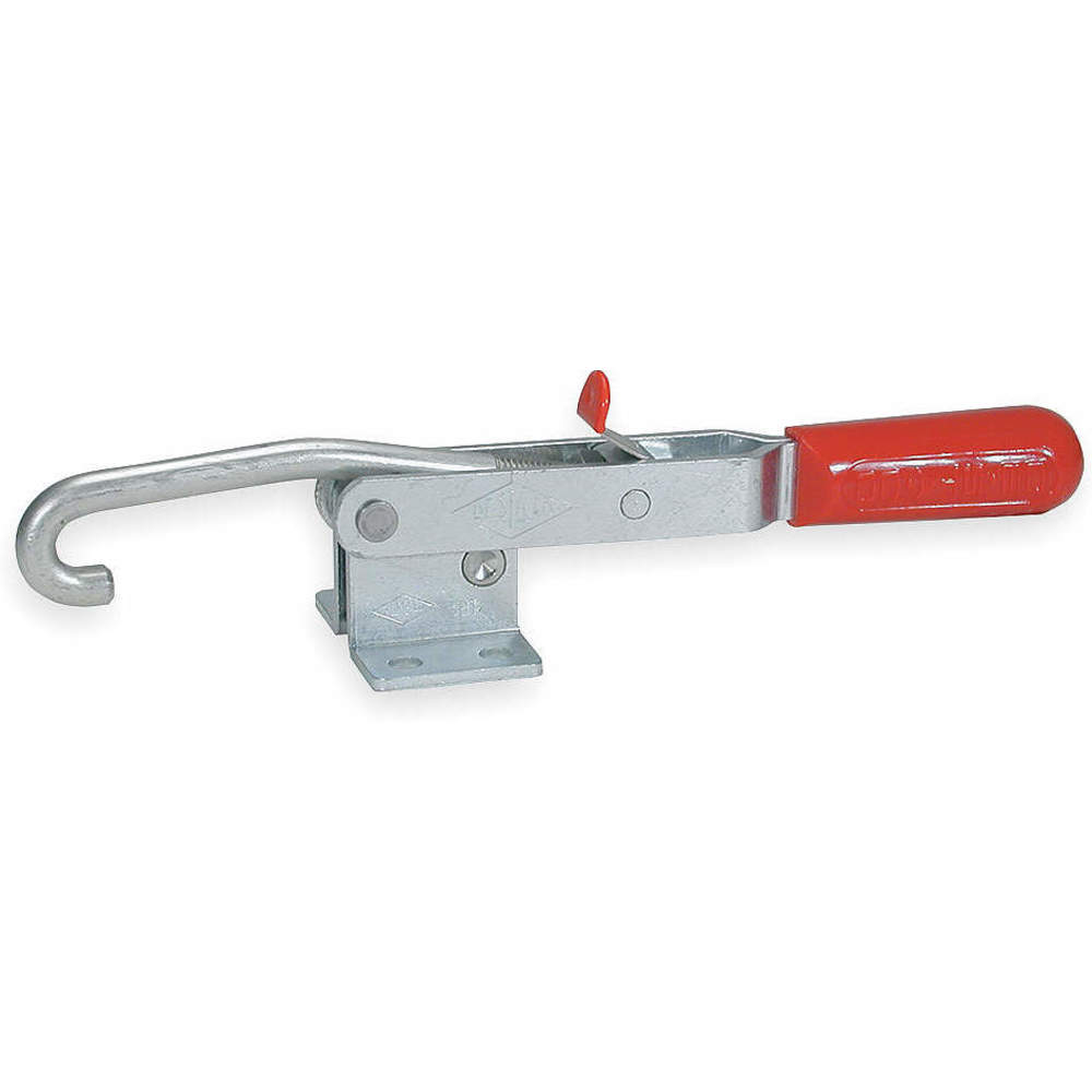Pull Action Latch Clamp, J Hook, Stainless Steel, 450 lb