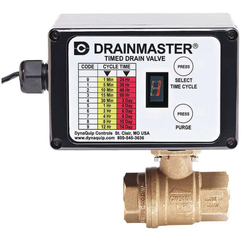 DYNAQUIP CONTROLS Timed Electric Auto Drain Valves