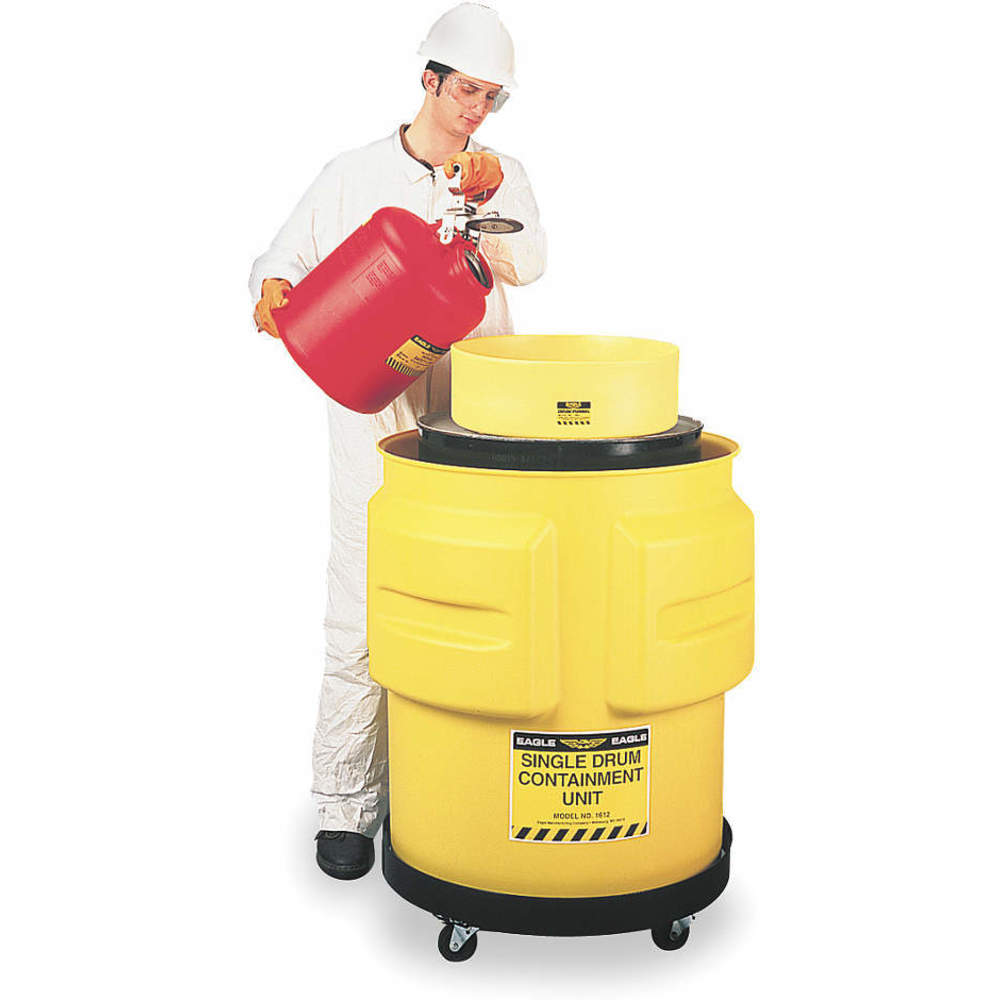 Single Drum Spill Containment Unit, 65 Gal