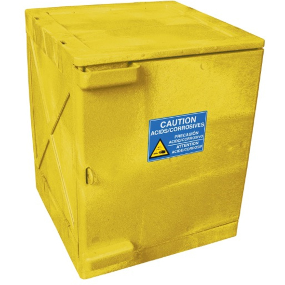 4 Gallon, Modular Quik-Assembly Bench Top Cabinet, Yellow