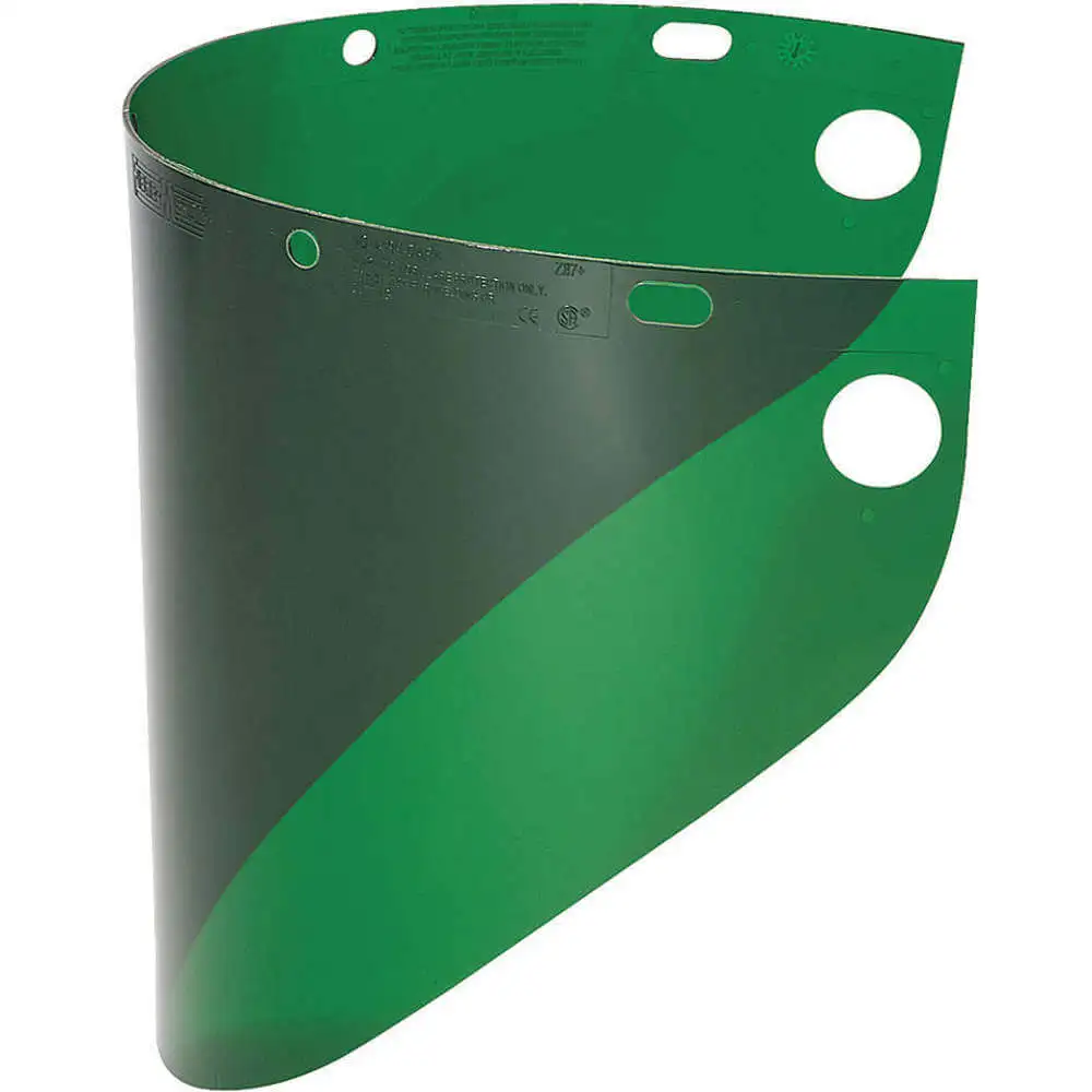 Faceshield Window Propionate Dark Green